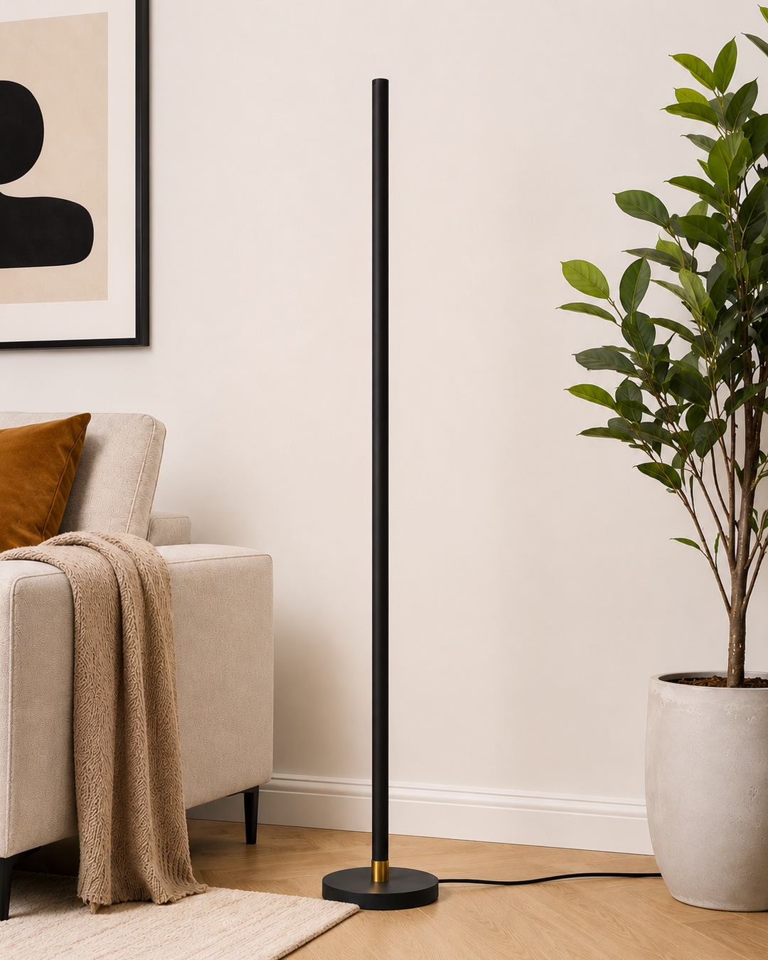 Black Hue Floor Lamp